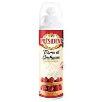 Président, Crème fouettée ferme et onctueuse