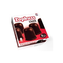 Topkuss, Têtes au chocolat noir x 9