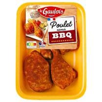 LE GAULOIS Cuisses de poulet découpées saveur barbecue x 4