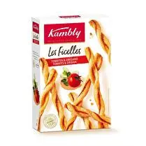 Kambly, Ficelles tomates et herbes kambly 100g