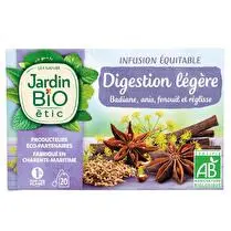 Jardin bio étic, Infusion digestion légère bio 20 sachets
