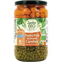 Jardin bio étic, Petits pois carotttes BIO