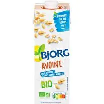 Bjorg, Lait d'avoine sans sucres ajoutés