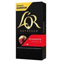 L'OR Café espresso splendente intensité 7 x10