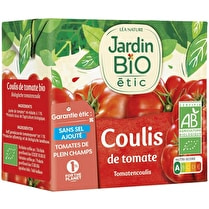 Jardin bio étic, Coulis de tomate BIO