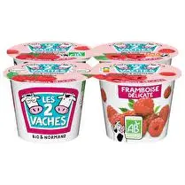 Les 2 vaches, Yaourt brassé framboise