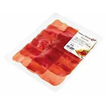 Aoste, 12 tranches fines de viande de Grison