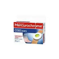 Mercurochrome, Pansements coricides