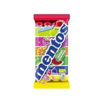 Mentos, Bonbons fruités assortiments x4