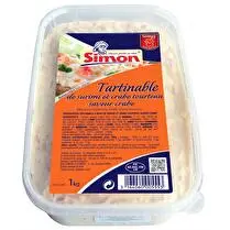 Simon, TARTINABLE DE SURIMI CRABE