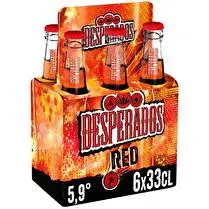 Desperados, Bière aromatisée Red tequila cachaca guarana