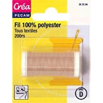 Votre rayon propose, Fil POLYESTER 200m beige mastic