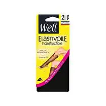 Well, Mi bas Elastivoile Indestructible x2 , Noir, TU