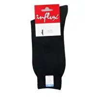 Influx, Mi chaussettes Jersey + Broderie blason fil écosse, anthracite, 42/43