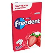 Freedent, Chewing-gum fraise 5x10 dragées