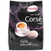 Cora, Dosettes café arabica corsé x36