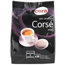 CORA Dosettes café arabica corsé x36