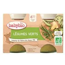 Babybio, Purée de légumes verts BIO dès 4 mois