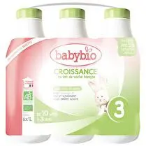 Babybio, Lait de croissance 3 dès 10 mois BIO