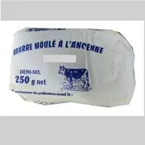 Ets de souchez, Beurre moulé à l'ancienne demi sel