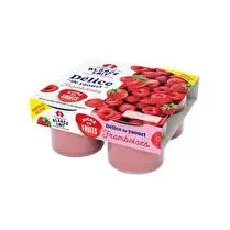 Alsace Lait, Délice de yaourt framboises x4