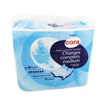 Cora, Changes complets médium pour fuites urianires lourdes Taille M