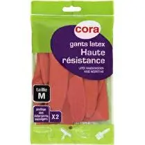 Cora, Gants en latex ultra résistant taille 7 - 7¿