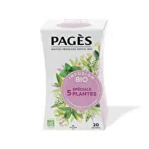 Pagès, Infusion spéciale 5 plantes BIO  x20