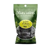 Brin d'olivier, Olives noires au naturel