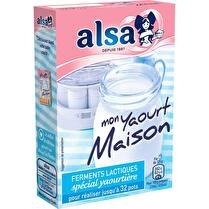 ALSA Alsa preparation pour yaourts mon yaourt maison 4 sachets 8g