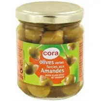 Cora, Olives vertes farcies aux amandes