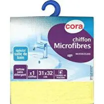 Cora, Chiffon microfibres salle de bain 31x32 cm
