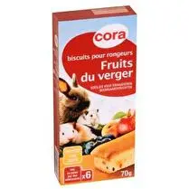 Cora, Biscuits pour rongeurs fruits du verger