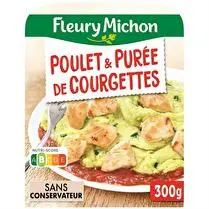 Fleury michon, Poulet et purée de courgettes