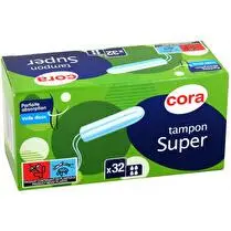 Cora, Tampons sans applicateur super