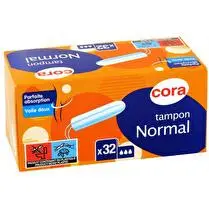 Cora, Tampons sans applicateur normal