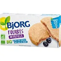 Bjorg, BIscuits fourrés myrtilles BIO