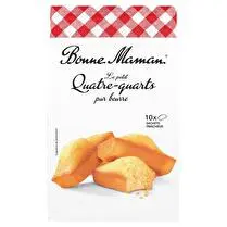 Bonne maman, Petits quatre quarts pur beurre x10