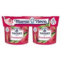 Mamie Nova, Yaourt gourmand à la framboise
