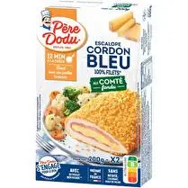 Père dodu, Escalope cordon bleu de dinde - 2 x 100 g