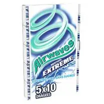 Airwaves, Chewing-gum menthe extrême x5