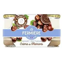La fermière, Yaourt brassé crème de marrons