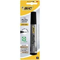 Bic, 1 marker permanent ogive noir