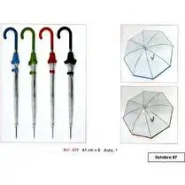 Votre rayon propose, PARAPLUIE LONG TRANSPARENT