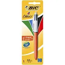 Bic, Stylo à bille 4 couleurs pointe fine