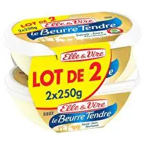 Elle & Vire, Beurre tendre doux 82% MG