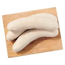 Votre boucher propose, Produit élaboré : Saucisse blanche au fromage