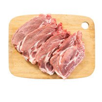VOTRE BOUCHER PROPOSE Porc : Côte échine avec os à griller, Format Familial 4 Pièces