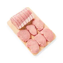 Votre boucher propose, Colis : Porc Rôti filet 900g + pavé de porc 6x 100g