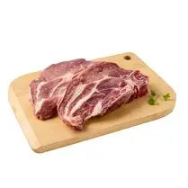 Votre boucher propose, Porc local : Echine côte avec os x 2